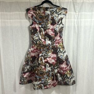 & Other Stories Jewel Fit and Flare Cocktail Dress